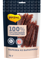 Мнямс Лакомство для собак Нарезка из баранины 75г [уценка]