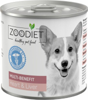 Zoodiet Корм диетический для собак Сердце и печень [иммунитет] 240 г консервы