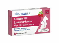 МИЛОДЖИК УРО Д-манноза+клюква [для собак и крупных кошек], 30 табл