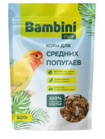Bambini Pets для средних попугаев 800 гр