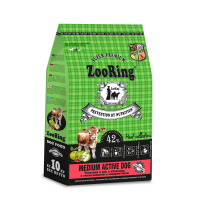 ЗооРинг Медиум Актив Дог Телятина и рис с яблоками с глюкозамином и хондроитином (10 кг)