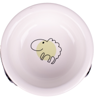 Миска Mr.Kranch на подставке "Овечка" (370 мл белая)