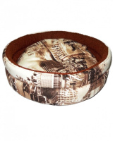 ДРУЖОК 16/4 Лежанка круглая трансформер большой 52*45*46см