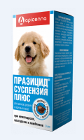 Apicenna Празицид + жид.для щенков средн. и крупных пород 1мл на 3кг,9 мл [уценка]