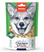 Wanpy Dog Сублимированное лакомство для собак "Курица и фрукты" 40 г