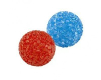 Чистый котик Игрушка для кошек "Мяч" зернистый цветной 3,5 см