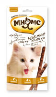 Мнямс лакомые палочки 13,5 см для кошек с цыпленком и уткой 3х5 г [уценка]