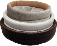 ДРУЖОК Лежанка для животных 3/3 круглая, с подушкой, большая