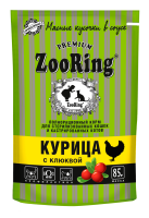 ZOORING пауч Сочные кусочки в соусе Курица с клюквой для стерилизованных кошек 85 гр.