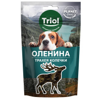 Лакомство для собак PLANET FOOD "Трахея оленя в колечках", 30г Триол