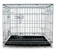 Клетка 001-2Z для животных c 2 дверцами, цинк, 450*300*375мм