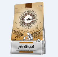 Акция 1+1 Сухой корм CRAFTIA NATURA для щенков миниатюрных и мелких пород из ягненка с перепелкой 640 гр