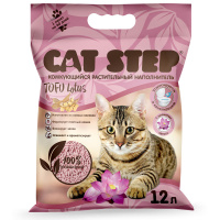 Cat Step Tofu Lotus, наполнитель растительный комкующийся, 6 л (12 л)
