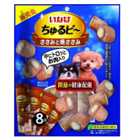 Inaba Ciao для собак лакомство запеченные трубочки с нежной начинкой куриное филе ПОШТУЧНО