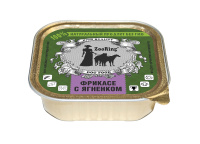 ZOORING Консервы для собак, паштет Фрикасе с Ягненком 100 г.