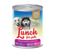 Lunch For Pets Мясное ассорти с олениной в желе 850 г.