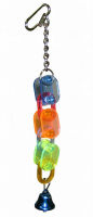 Триол Цветная подвеска с колокольчиком 1003SY, 16 см.