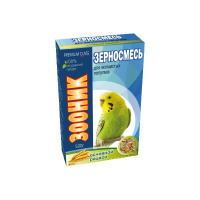 Зооник Зерносмесь для волнистых попугаев "Основной рацион" 500 г.