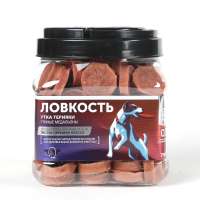 Лакомство для собак GreenQZin Ловкость Утка терияки [Сушеные утиные медальоны] ПОШТУЧНО