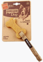 Игрушка для собак Большая кость из экорезины 11см, серия GUM GUM DOG ECO