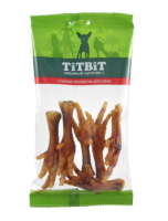 Титбит 021224 Лапки куриные вяленые - мягкая упаковка [уценка]