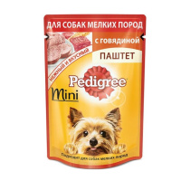 Педигри ПАШТЕТ 80гр. для собак мелких пород говядина