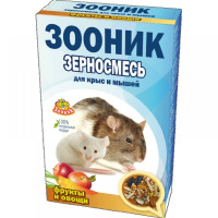 4008 Зооник корм 400гр д/крыс/мышей фрукты/овощи