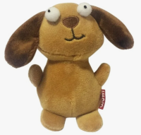 GiGwi Собака с пищалкой 15см, серия PLUSH FRIENDZ