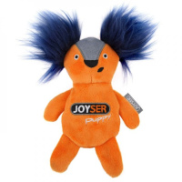 Игрушка для собак JOYSER Puppy Белка со сменной пищалкой (S оранжевая, 15 см)