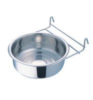 Миска Mr.Kranch из нержавеющей стали с креплением для клеток и вольеров 1,8 л