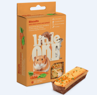 LITTLE ONE Лакомство для грызунов Бисквиты с морковью [уценка]