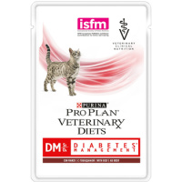 Вет.диета пауч д/кошек DM при диабете с говядиной 85г