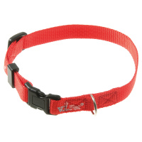 Ошейник 20мм регулир. длины [35-56см], пластик, фастекс [красный] 70-0971 Пет лайн