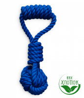 Игрушка д/с Верёвочная игрушка синий HLTP 214