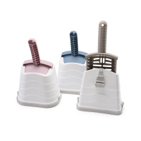 IMAC ROMEO Совок для кошачьего туалета с контейнером, цвет mix, 17,5х11х28 см