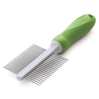 Расческа двухсторонняя "Премиум", 68*204мм [блистер]