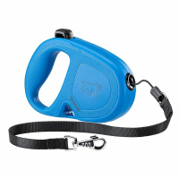 Рулетка FLIPPYONE M синяя,шнур 5м 20кг