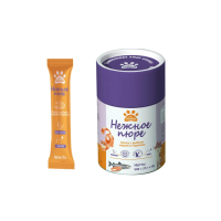 BIOHAUS Лакомство для кошек Нежное пюре Лосось с рыбьим жиром и таурином 15 г