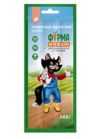 Лакомство Ферма кота Федора лакомые палочки для кошек и котят из кролика 3 х 5 г