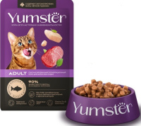 Yumster [Ямстер] пауч для кошек с рыбой в соусе 85 г