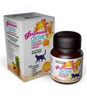 Фармавит Актив, витамины для кастрированных котов и кошек, 60 таб.