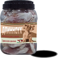 Грин Кьюзин Лакомство для собак ДЛИННОУХ, Сушеные уши кролика с крольчатиной, ПОШТУЧНО