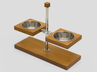 Подставка для кормления животных НЭКА дерево Орех (3253 0,9л)