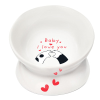 Миска керамическая на ножке "С любовью", 0,12л Триол