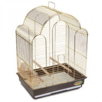 Триол Клетка для птиц 9100 золото 42*30*56 см.