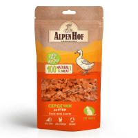 AlpenHof Сердечки из утки для кошек 50г