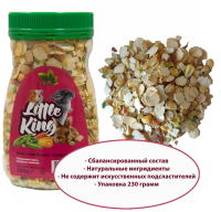 Little King Лакомство плющеный горох 230 г.
