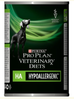 ПРОПЛАН Veterinary Diet HA для щенков и взрослых собак, для снижения непереносимости ингредиентов и питательных веществ, Консерва, 400 г [уценка]