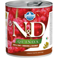 Farmina N&D Dog Quinoa консерва с киноа,оленина и кокос 285г