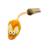 GoSi Игрушка для Кошек "Рыжий Лисенок, хвостик-пружинка"